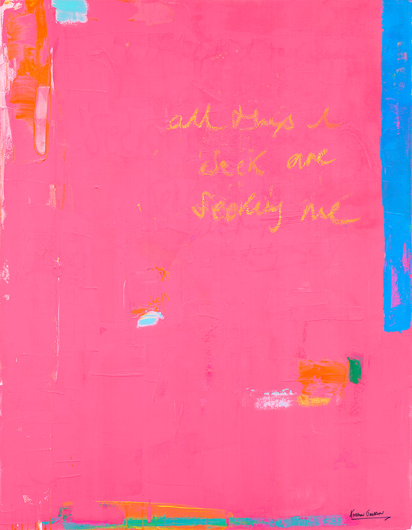 "All Things I Seek Are Seeking Me Series #2" 93cm x 73cm