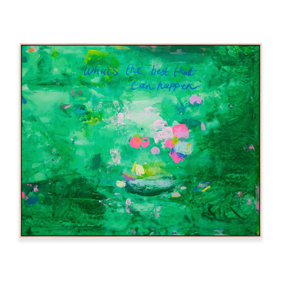 “What's The Best That Can Happen #2" 153 x 123cm