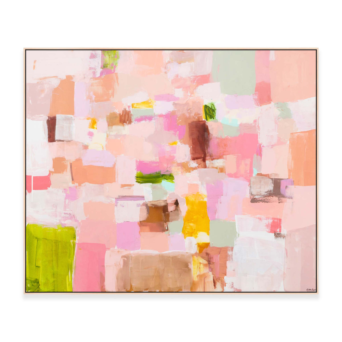 "In Love With Pastels" 183 x 153cm