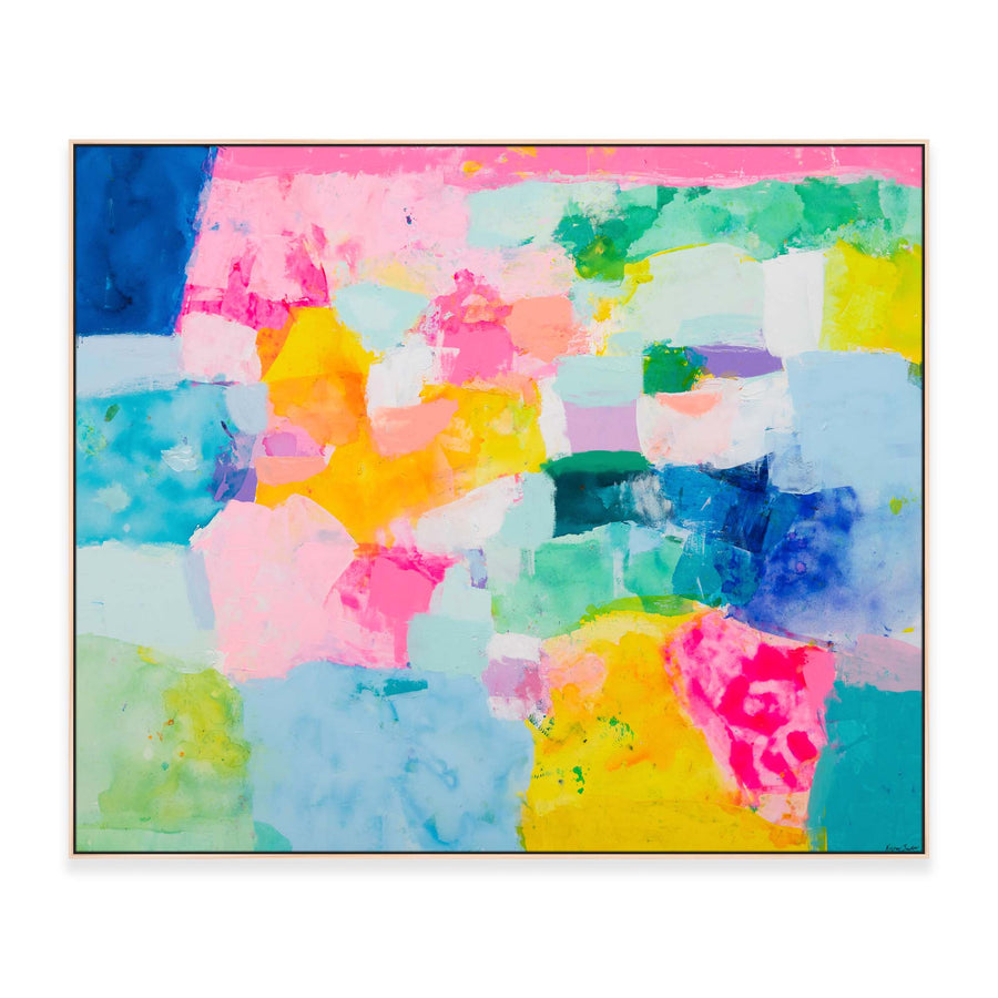 "Summer Days Free And Colourful" 183 x 153cm