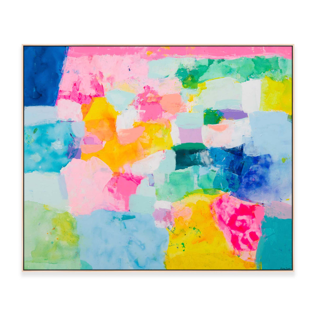 "Summer Days Free And Colourful" 183 x 153cm