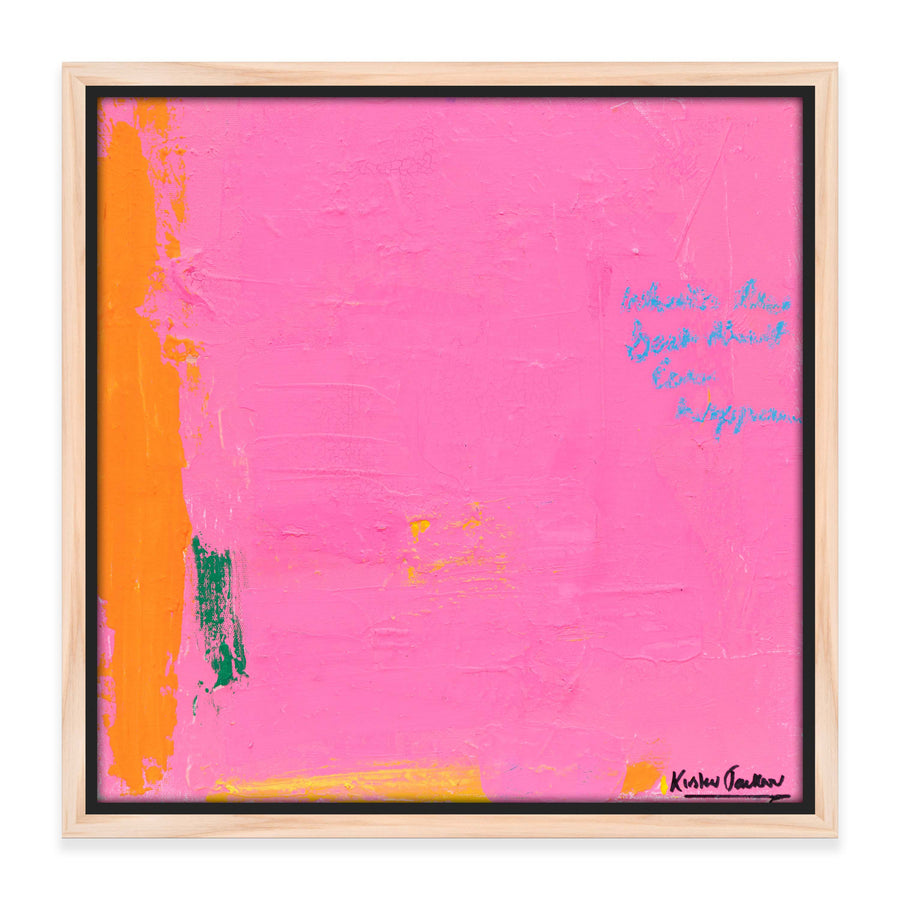 “What's the best that can happen" 33cm x 33cm