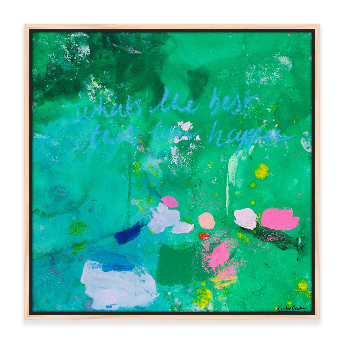 “Whats The Best That Can Happen #10” 53 x 53cm