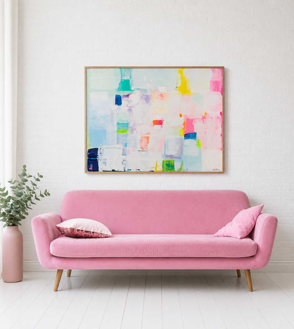 NEW: 'All The Happiness' - 123 x 93cm