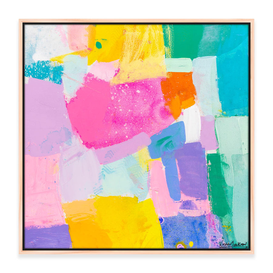"Colour my life #4" 53cm x 53cm