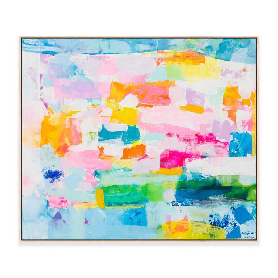 "Beachside Gelato" 143cm x 123cm