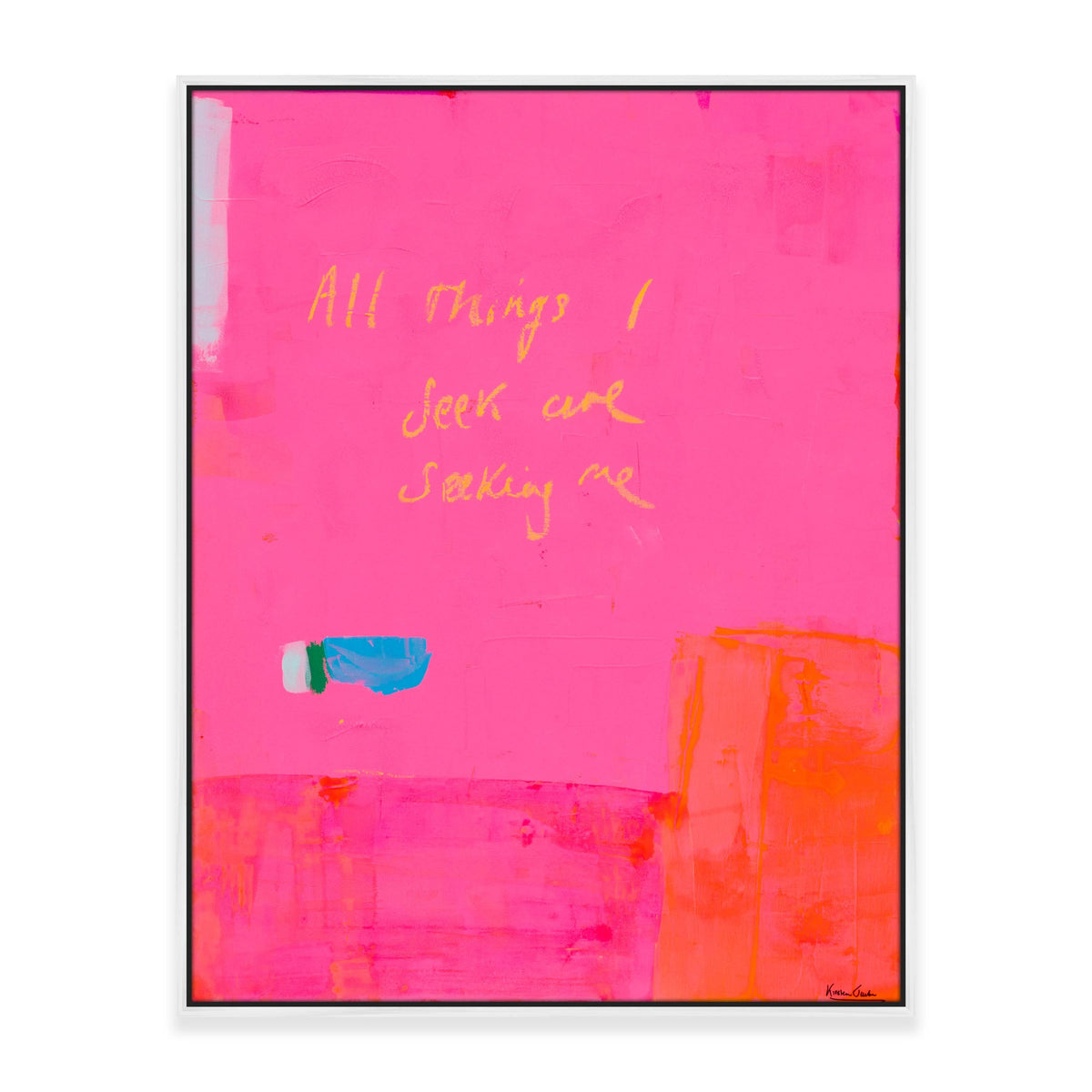 NEW: &quot;All Things I Seek Are Seeking Me Series #1&quot; 93cm x 73cm