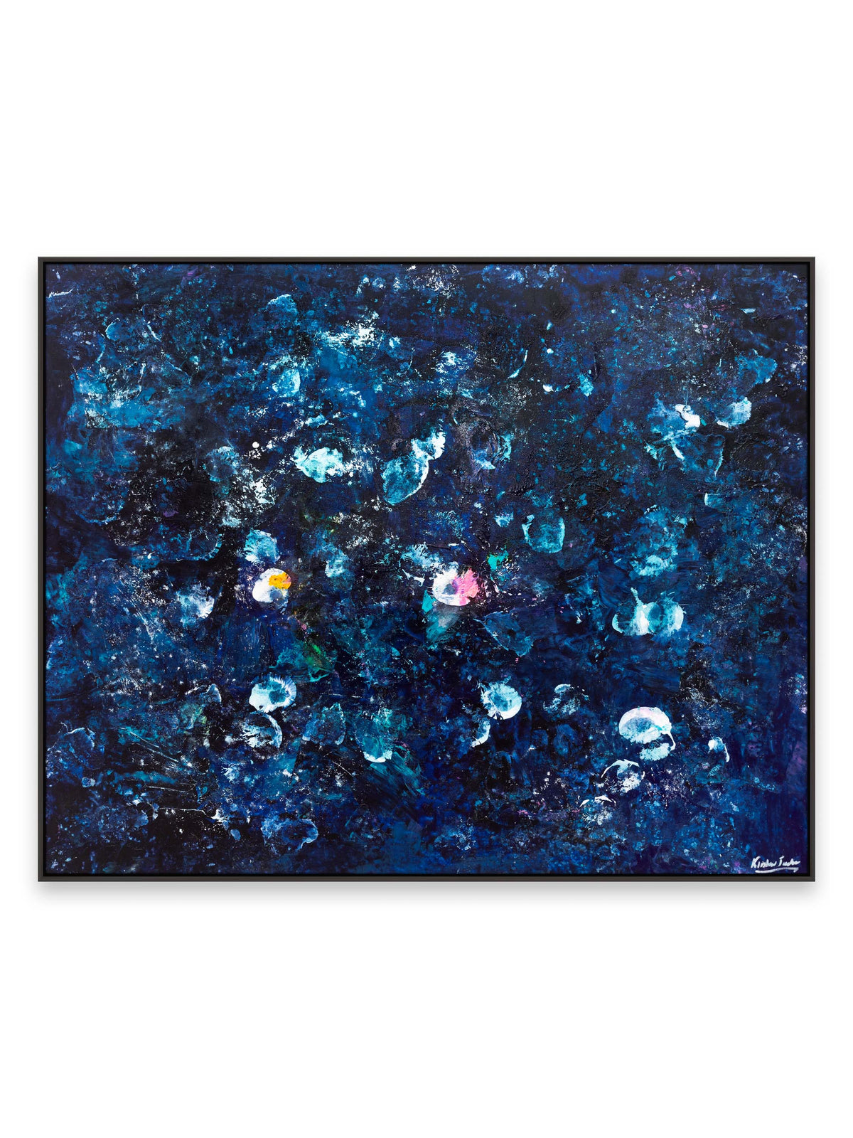 'Blue tango series' 153 x 123cm framed in black