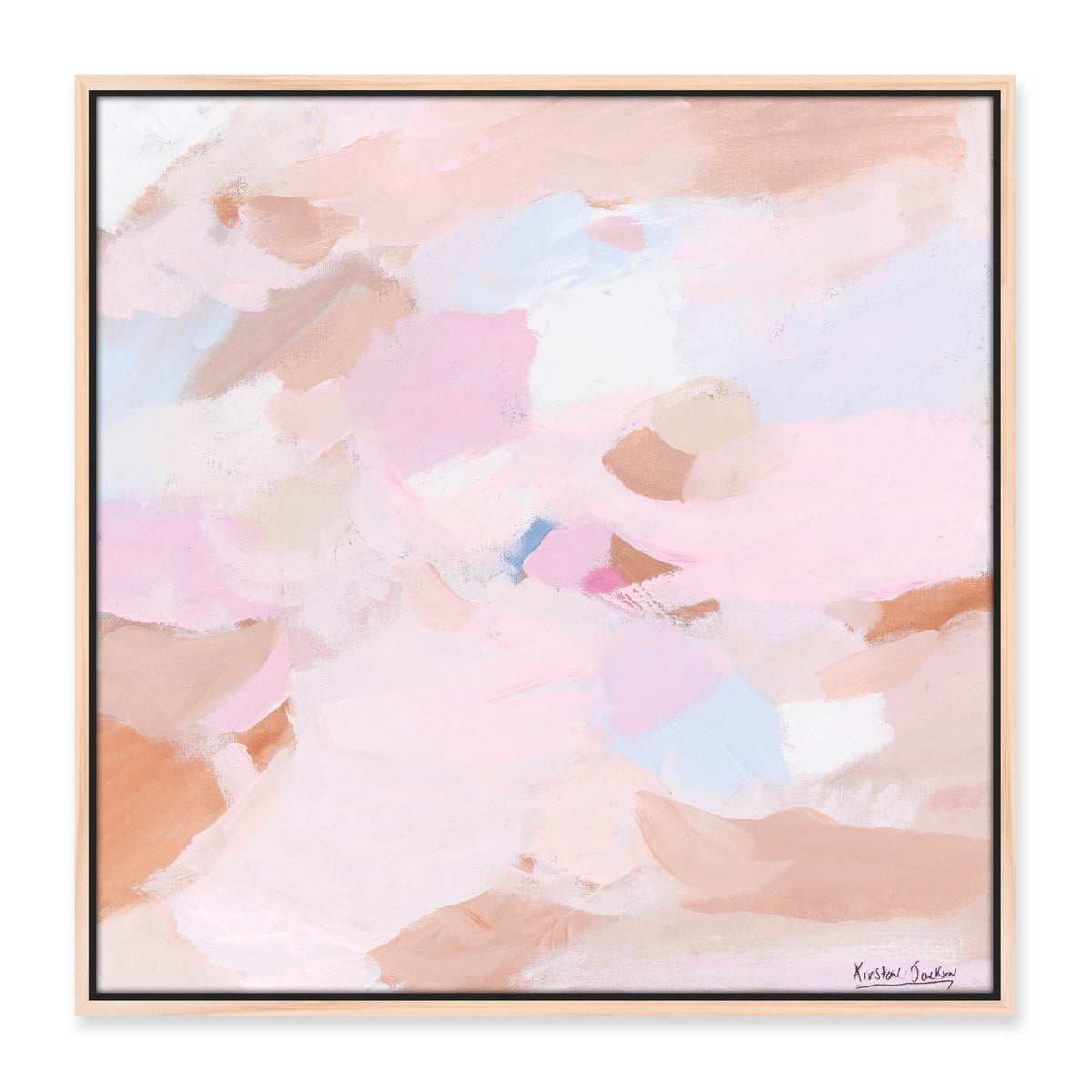NEW: 'Blush #5' - 63 x 63cm