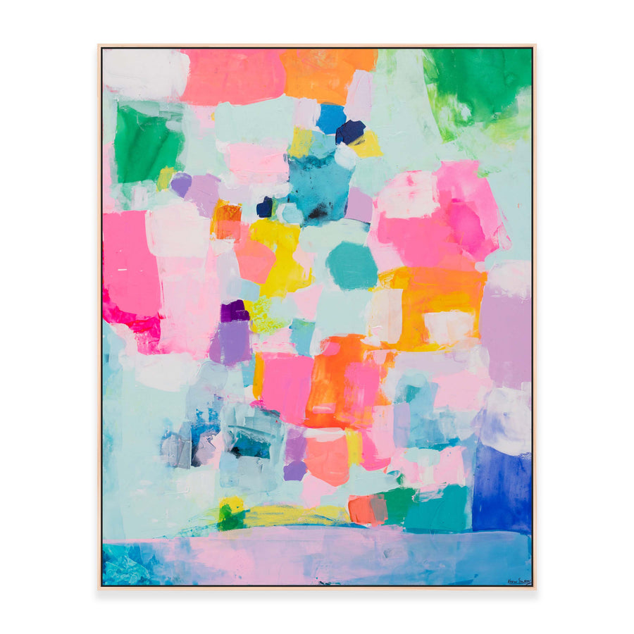 "Happiness Happens #1" 153cm x 123cm