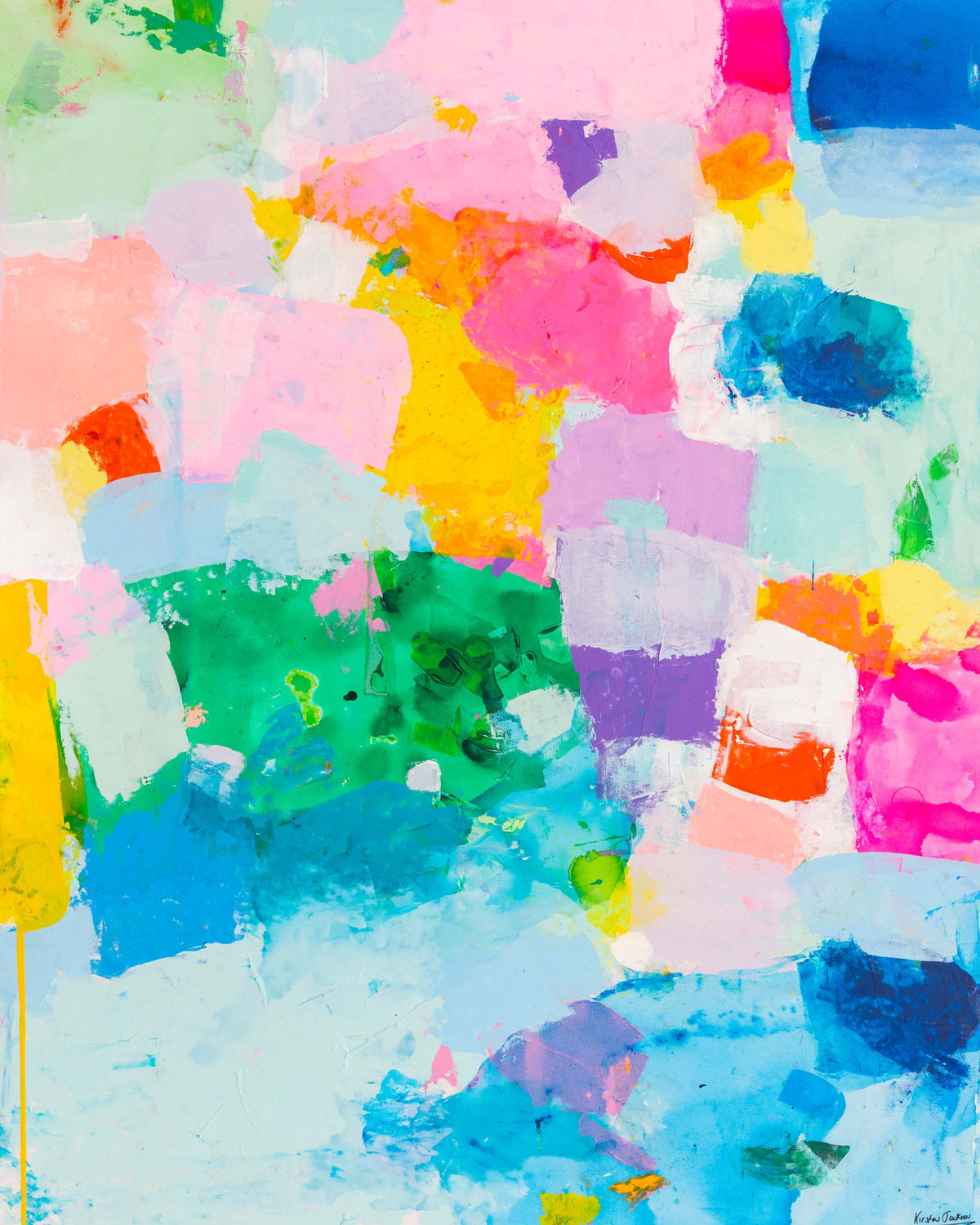 NEW: ‘Happiness Happens #3’ 153 x 123cm