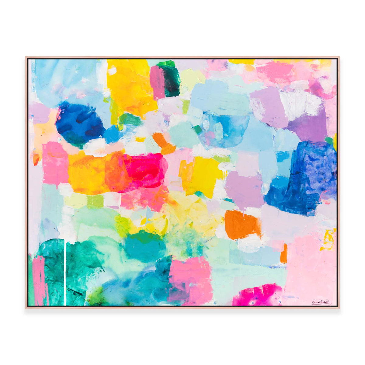 NEW: 'Happiness Happens #6' - 153cm x 123cm