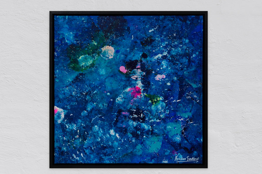 Blue tango series #2    53cm x 53cm