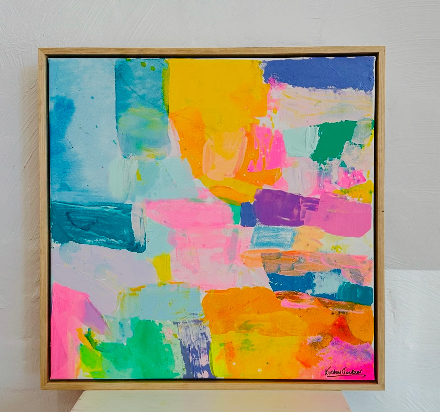 "Colourful love #2" 53cm x 53cm