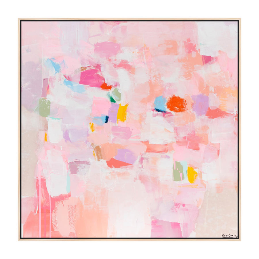 "Keep on loving" 100 x 100cm