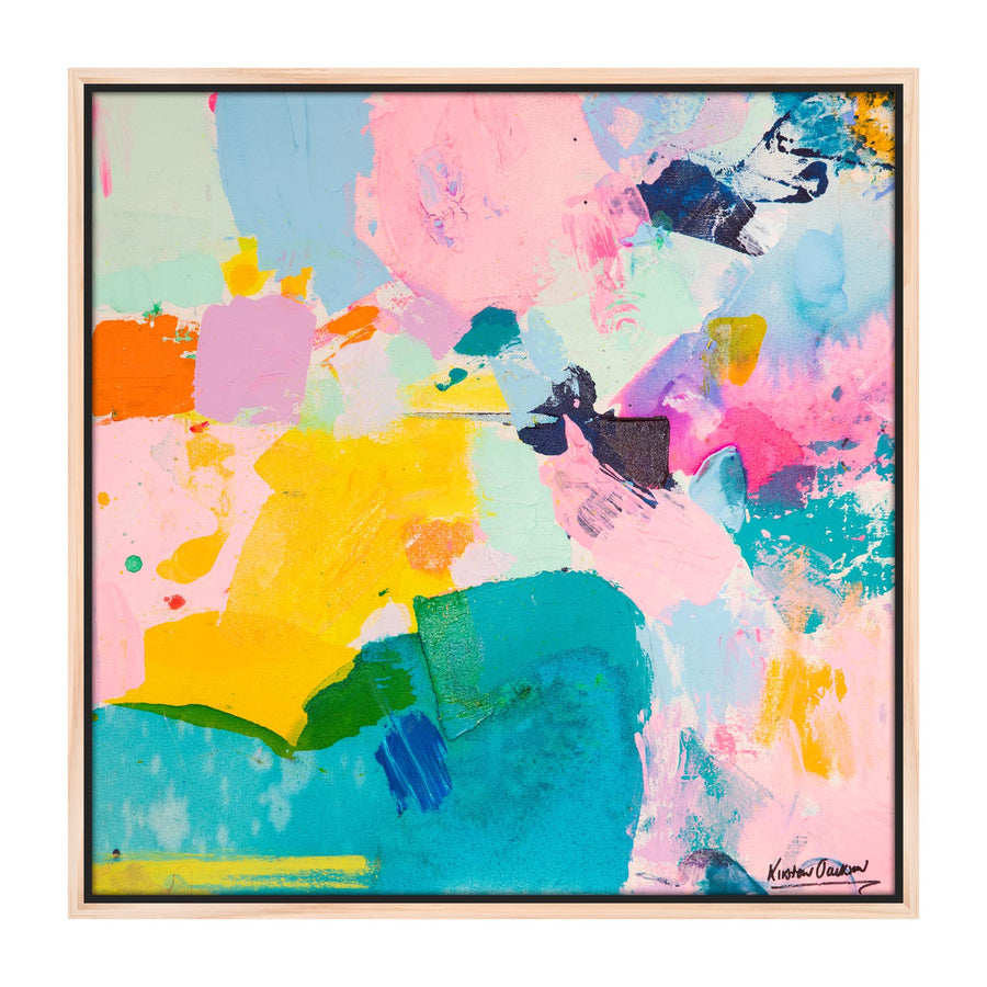 "Live your life" 50 x 50cm