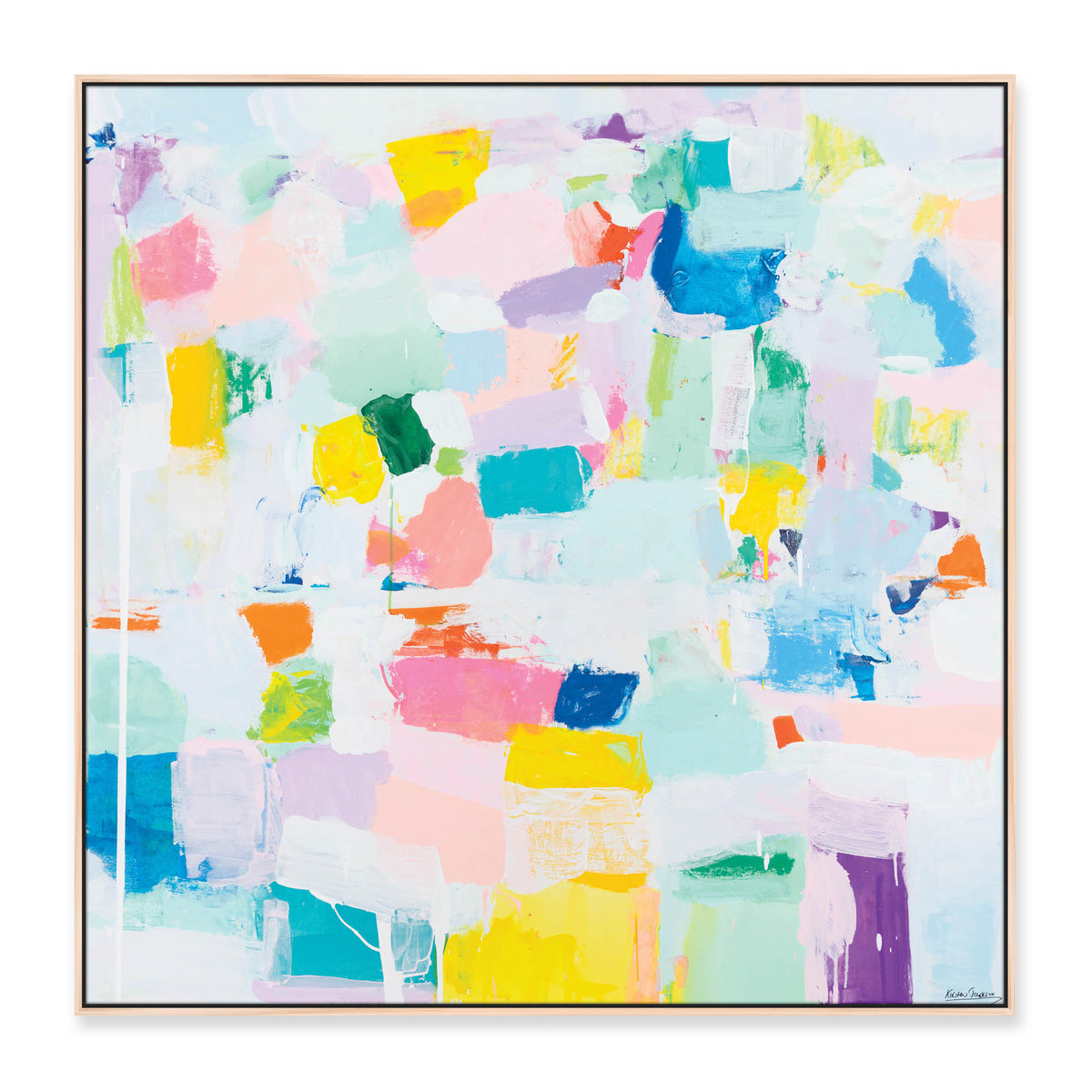NEW: 'Lucky In Love' - 123 x 123cm
