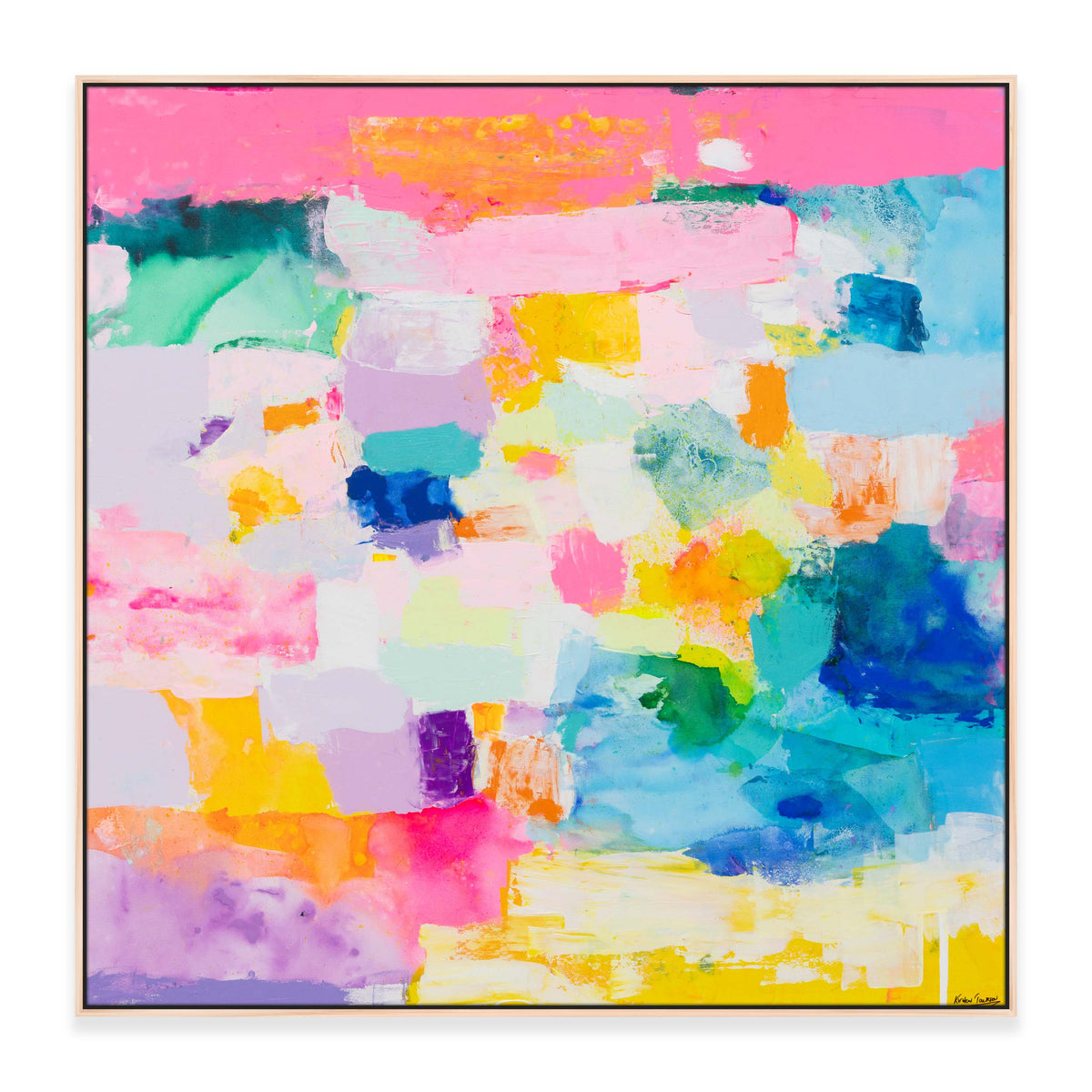 NEW: &quot;Lucky In Love Series #1&quot; 123cm x 123cm