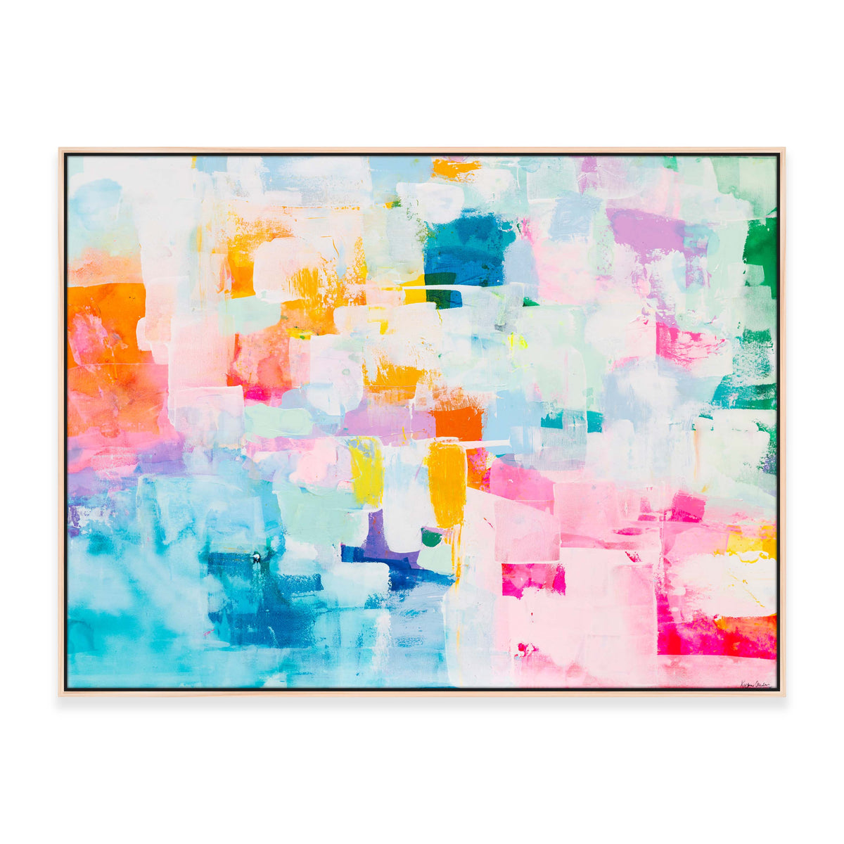 NEW: &quot;Ocean Sorbet #2&quot; 123cm x 93cm