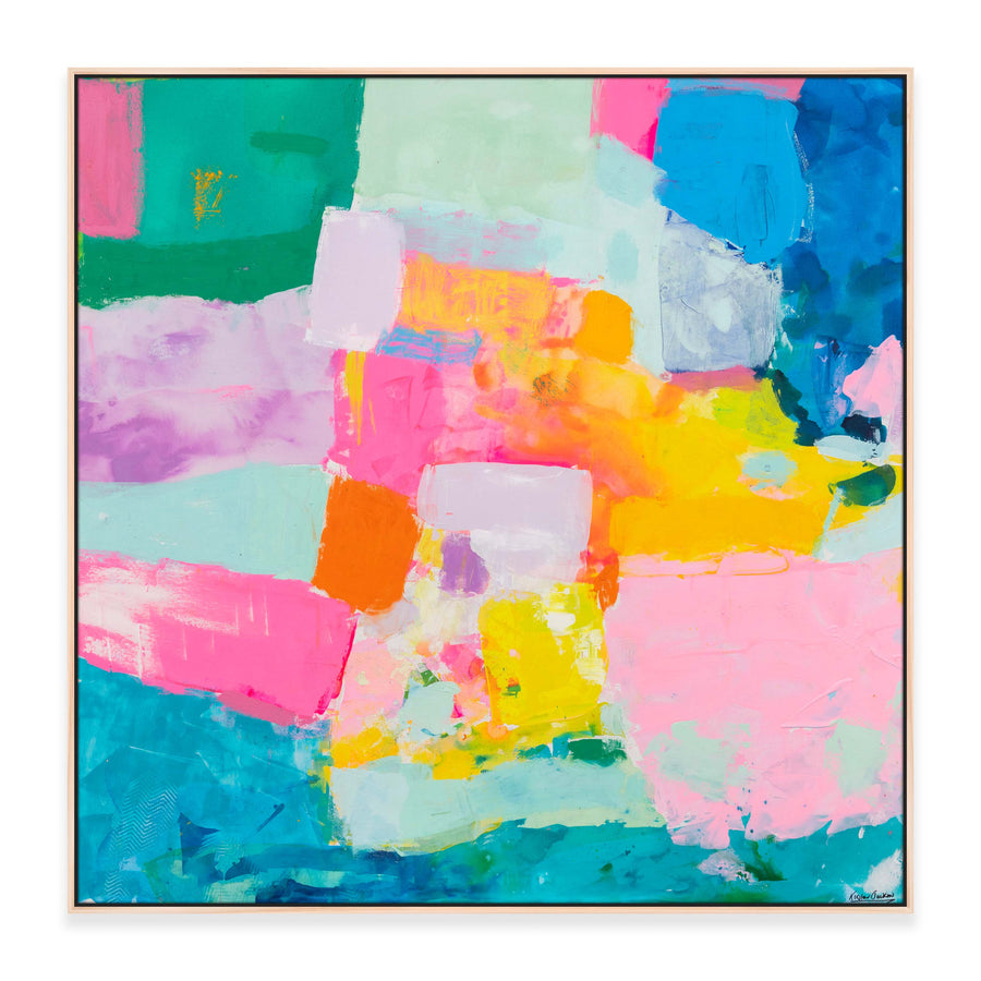 ‘Ocean Sunset’ 123cm x 123cm