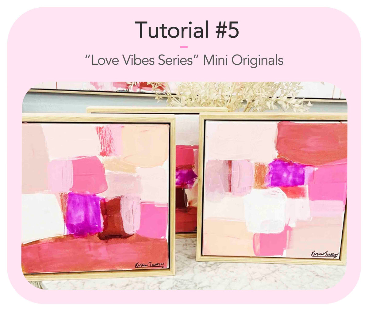 Tutorial #5: &quot;Love Vibes Series&quot; Mini Originals