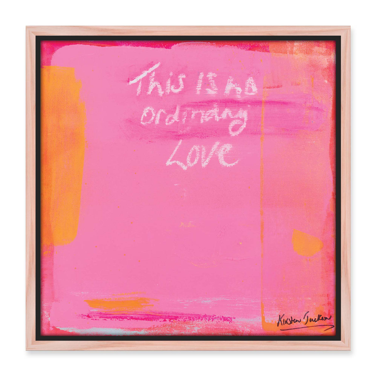 NEW: 'This Is No Ordinary Love #3' - 33 x 33cm