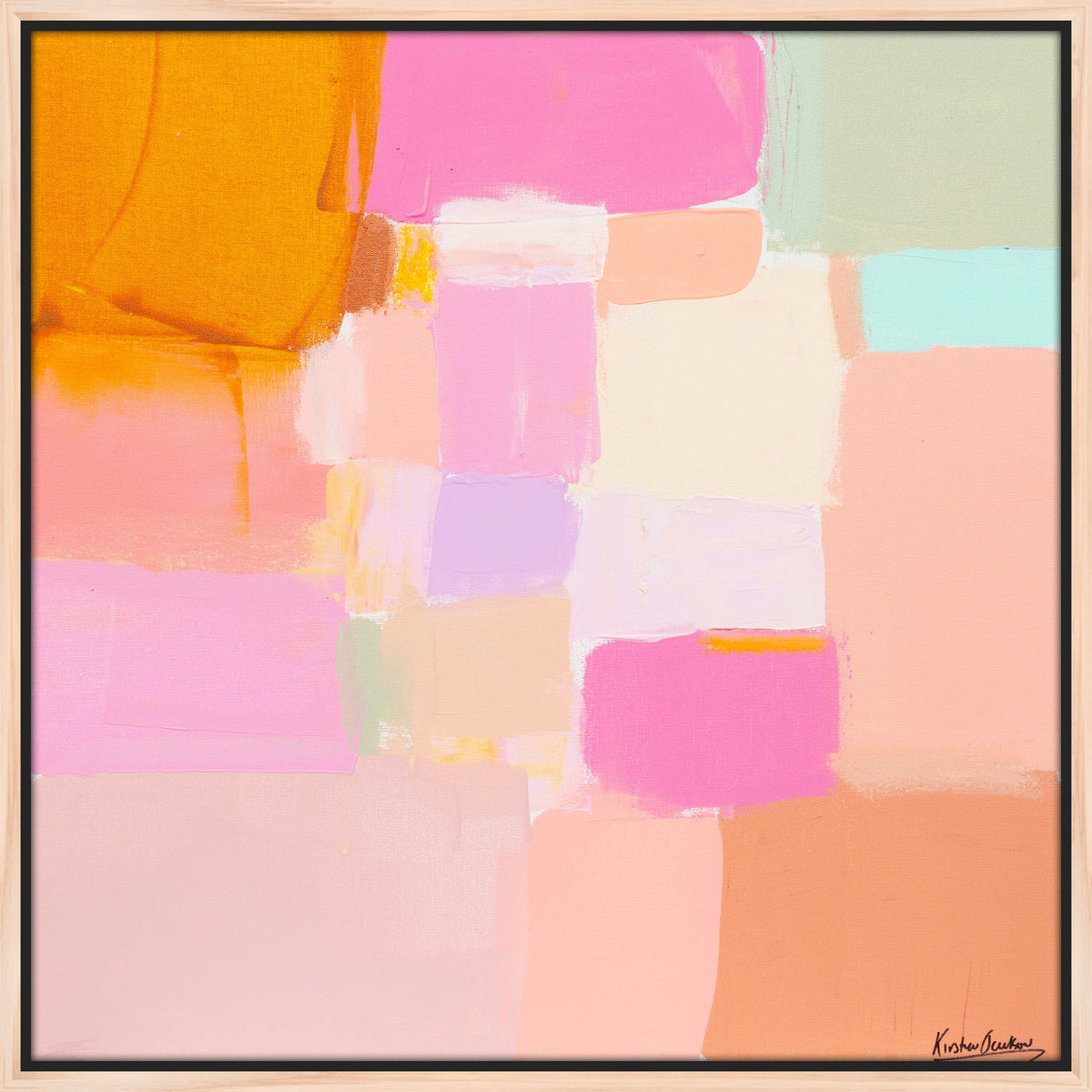 "My pastel collection #1 53 x 53cm