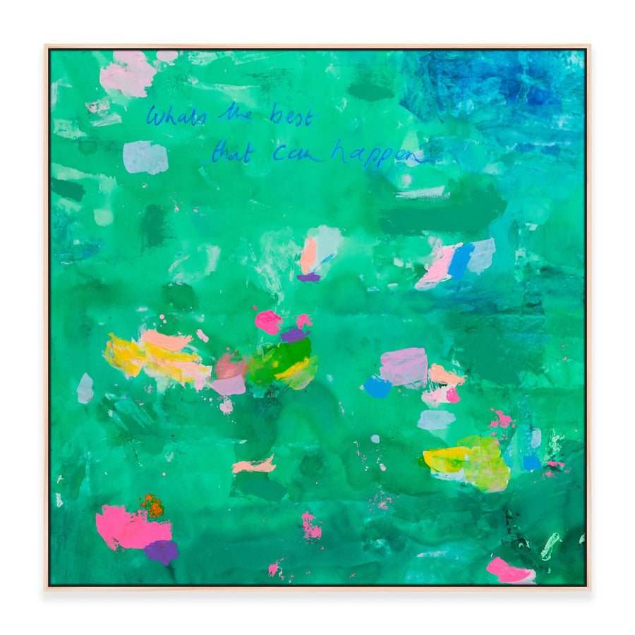‘What's The Best That Can Happen #17’ 123cm x 123cm