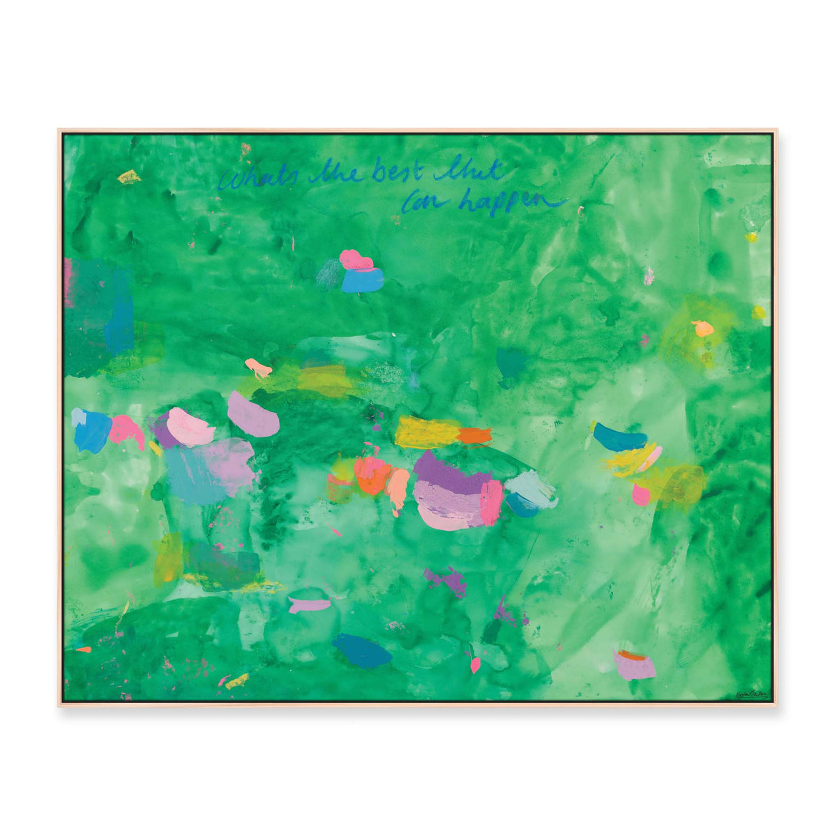 NEW: 'What's The Best That Can Happen #19' - 153 x 123cm