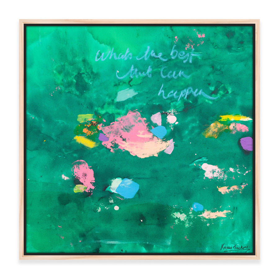 ‘What's The Best That Can Happen #19’ 53cm x 53cm