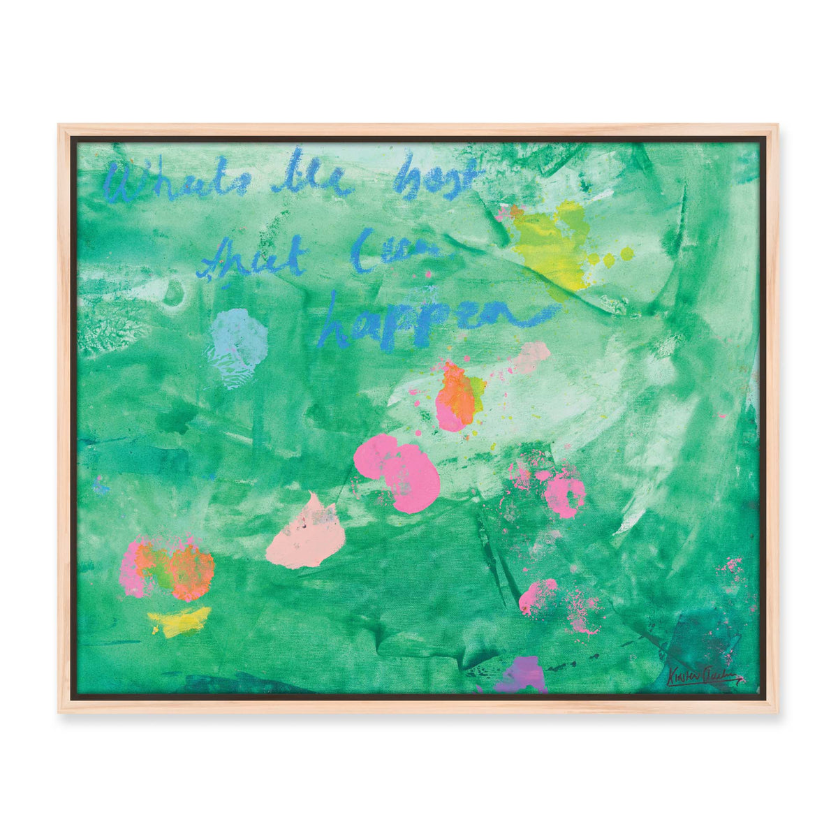 NEW: 'What's The Best That Can Happen #30' - 53 x 42cm