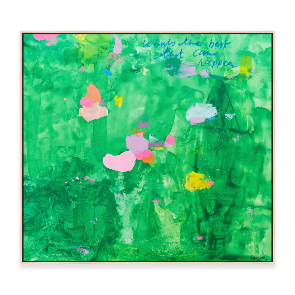 NEW: 'What's The Best That Can Happen #20' - 123cm x 113cm