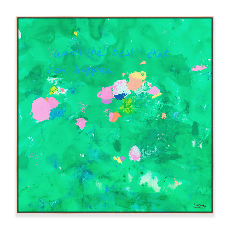 “What's The Best That Can Happen Series" 123cm x 123cm