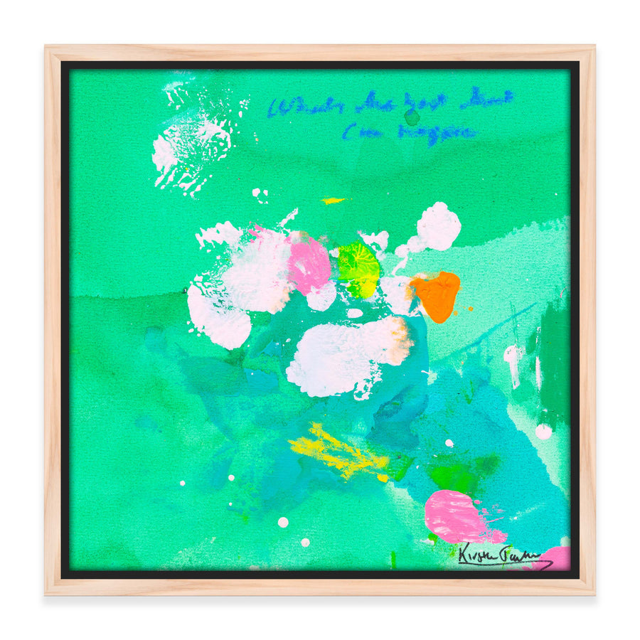 "Whats The Best That Can Happen Series #2" 33cm x 33cm