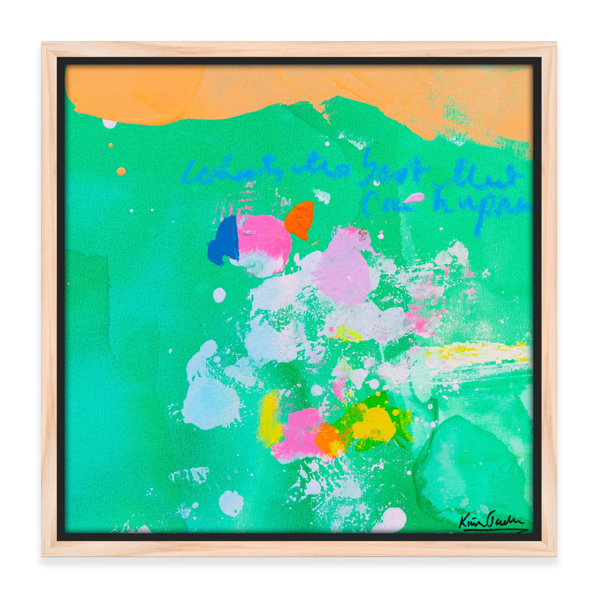 NEW: &quot;Whats The Best That Can Happen Series #4&quot; 33cm x 33cm