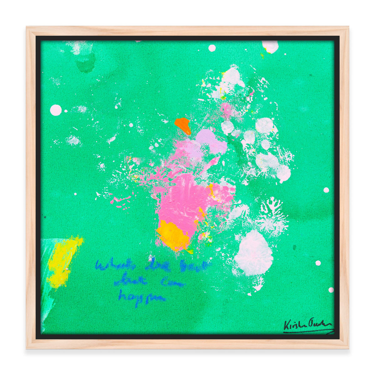 NEW: &quot;Whats The Best That Can Happen Series #5&quot; 33cm x 33cm