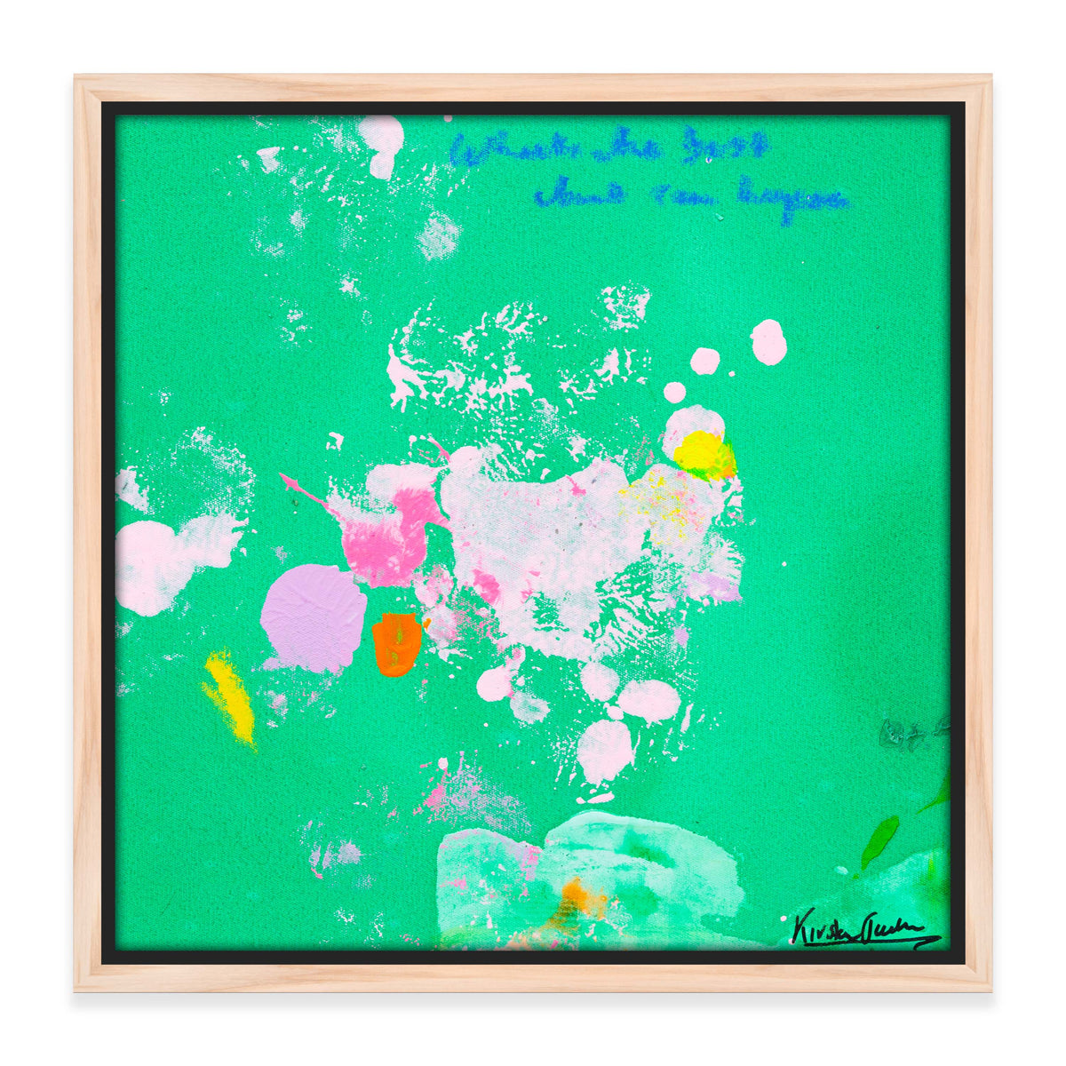 NEW: &quot;Whats The Best That Can Happen Series #6&quot; 33cm x 33cm