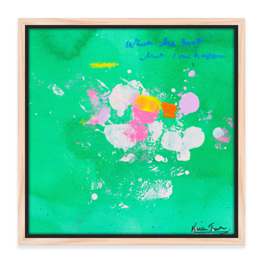 "Whats The Best That Can Happen Series #8" 33cm x 33cm