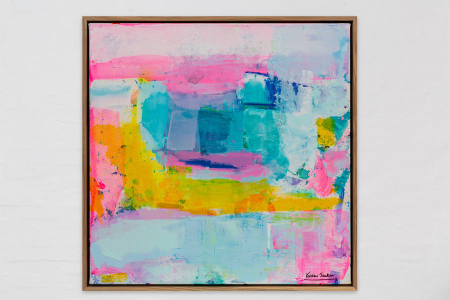Tequila sunrise #6  63cm x 63cm