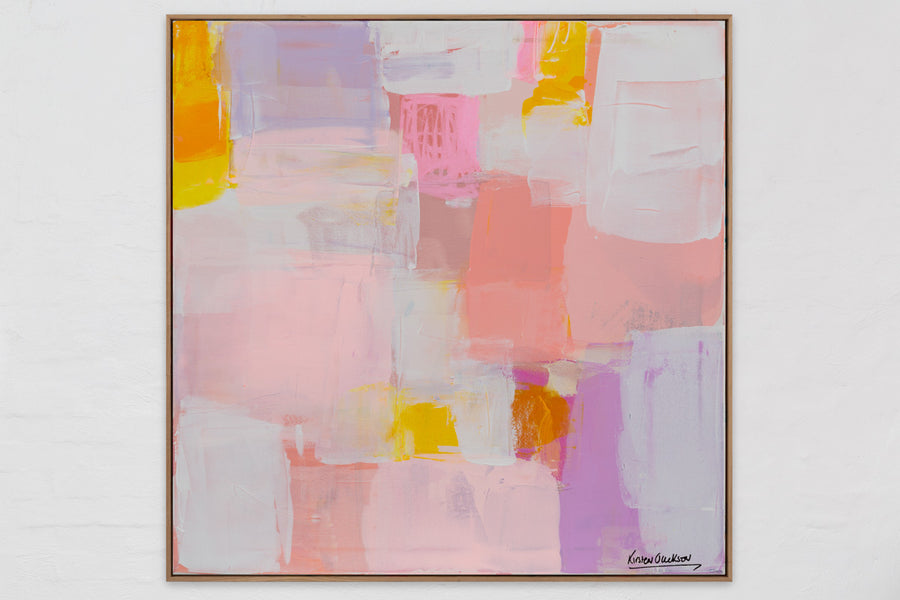 You make loving fun series  63cm x 63cm