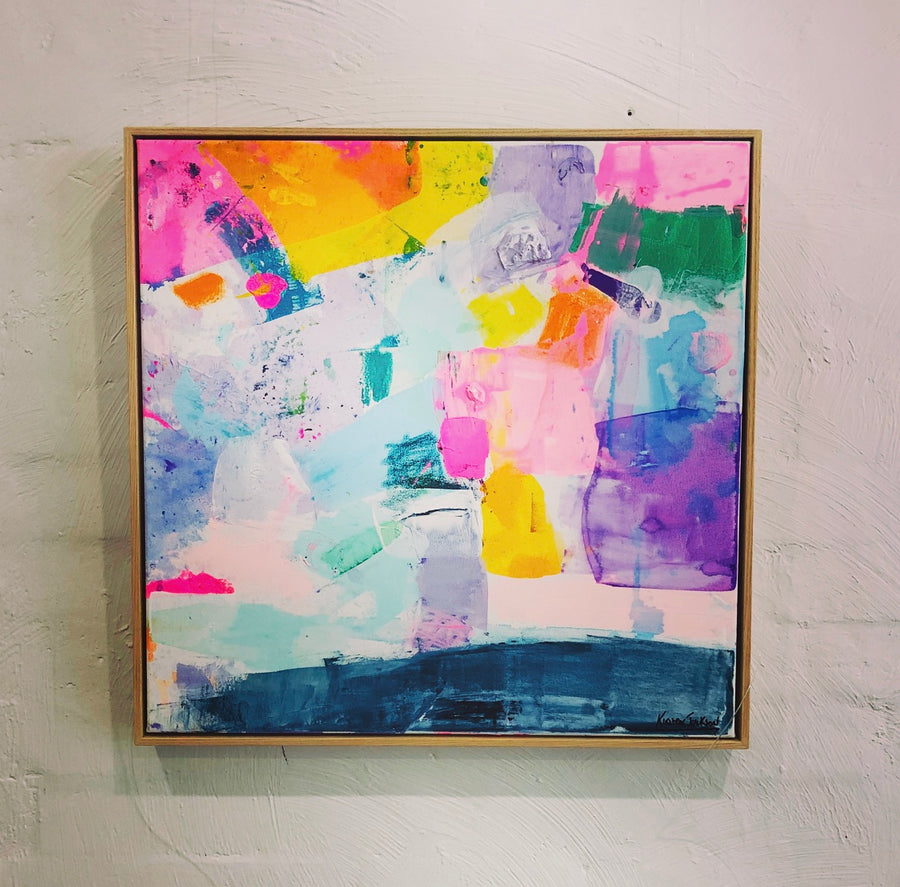 With every beat of my heart 63cm x 63cm