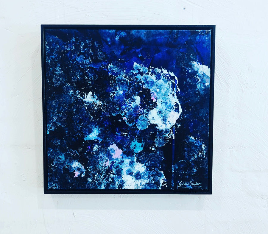 Tango all night #2  53cm x 53cm framed in a black oak frame