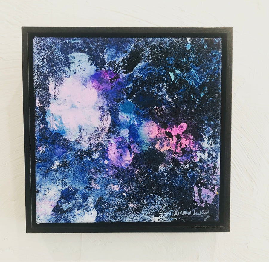 Blue Tango series #3  33cm x 33cm