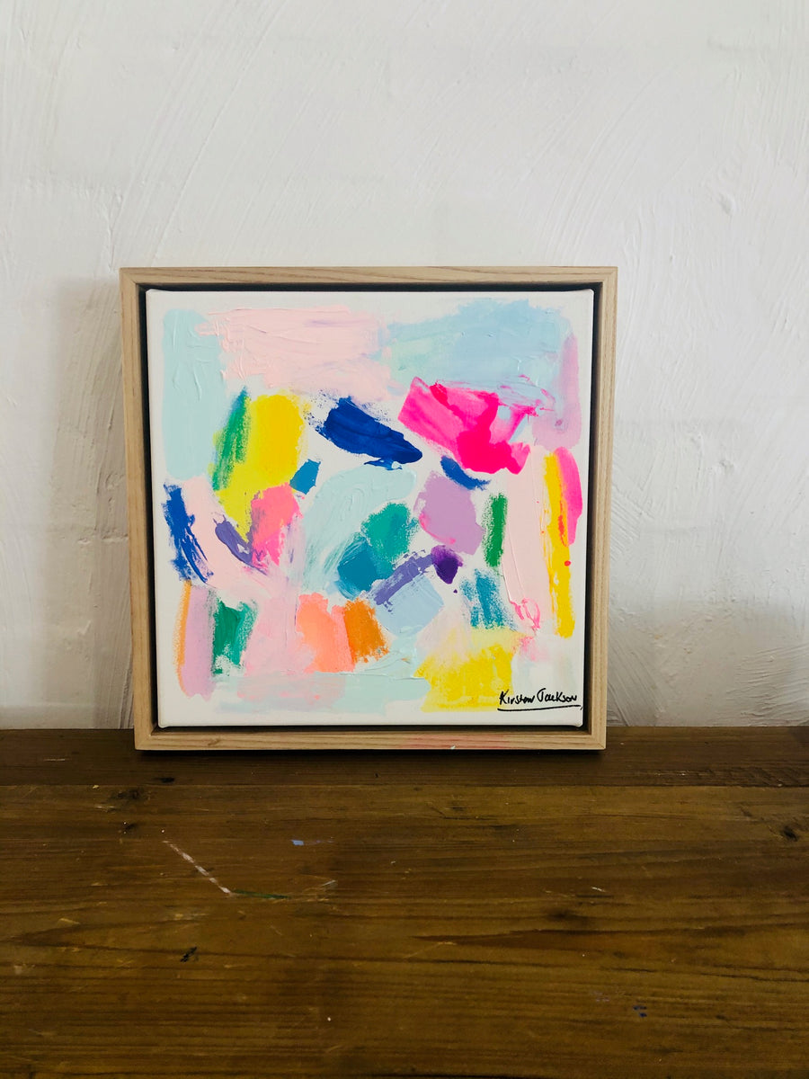 A very happy painting  33cm x 33cm