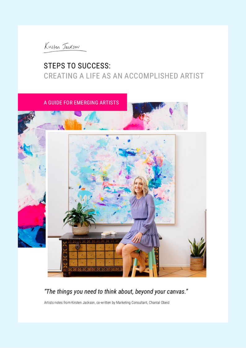 STEPS TO SUCCESS: Creating a life as an accomplished artist