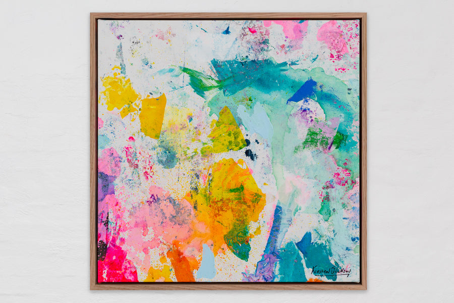 wish you happiness  63cm x 63cm